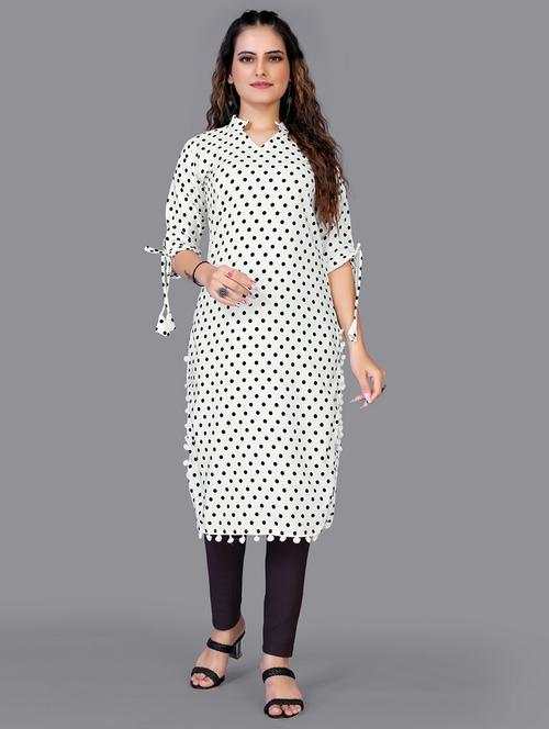 printed straight kurta  - 18500063 - Very Small Image - 1