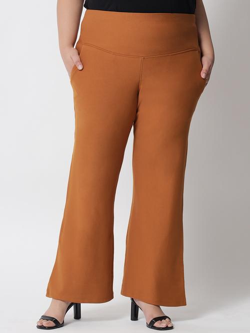 high rise solid plus size jegging - 18500257 - Very Small Image - 1