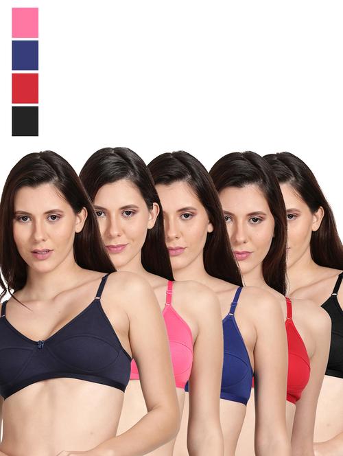 pack of 5 regular bra  - 18502460 - Very Small Image - 1