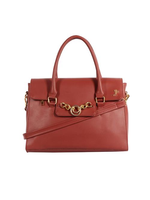 red pvc regular satchel - 18507958 - Very Small Image - 1