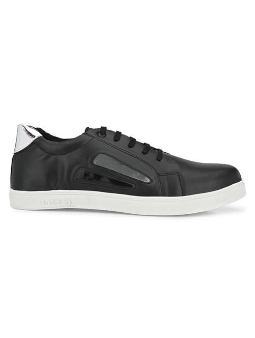 black synthetic lace up sneakers - 18509547 - Very Small Image - 1