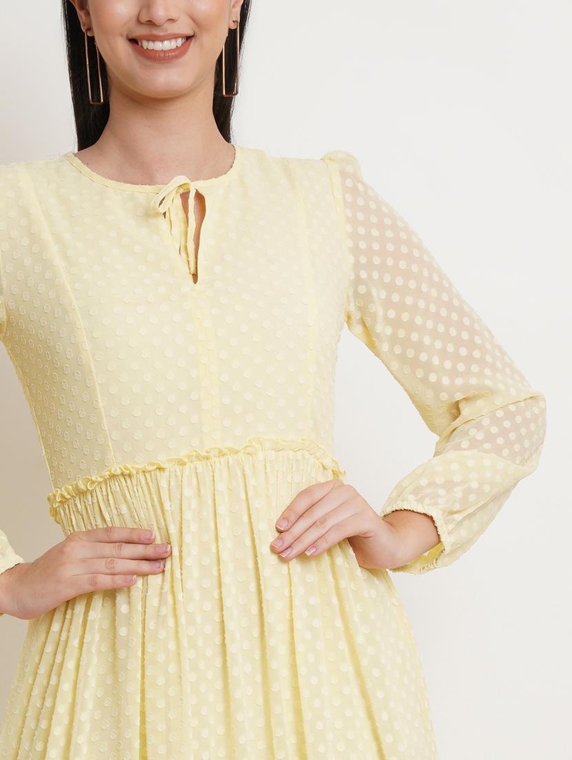 women's tiered dress polka dots dress - 18509673 - Zoom Image - 4