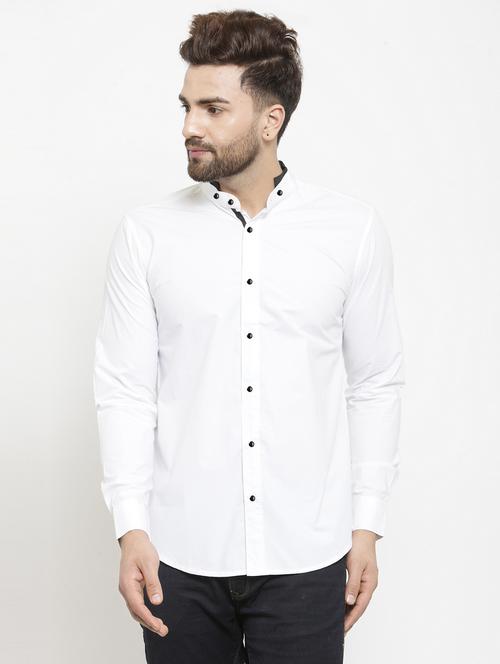 mens solid casual shirt - 18509958 - Very Small Image - 1