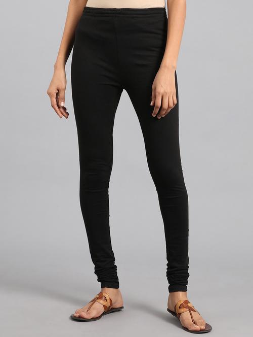 Women Full Length Solid Legging - 18510991 - Very Small Image - 1