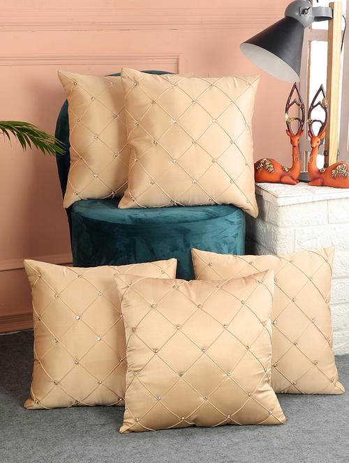 mnd villa polyester sofa cushion cover , 16x16 inch ,5 piece - 18512294 - Very Small Image - 1