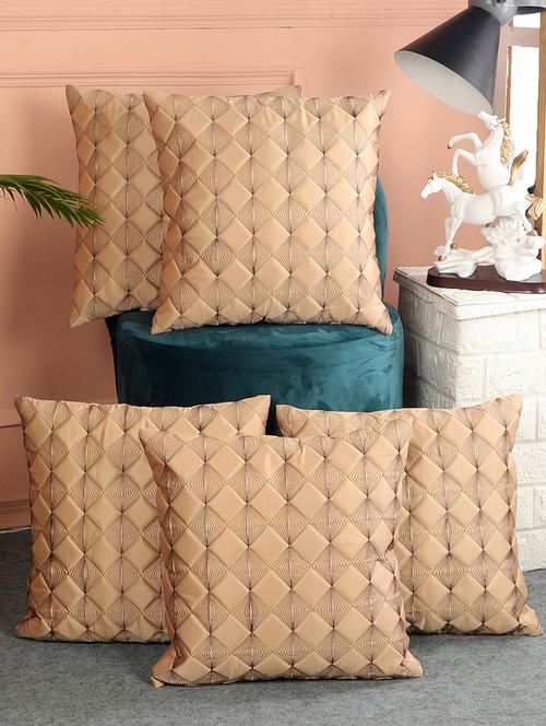 mnd villa polyester sofa cushion cover , 16x16 inch ,5 piece - 18512296 - Very Small Image - 1