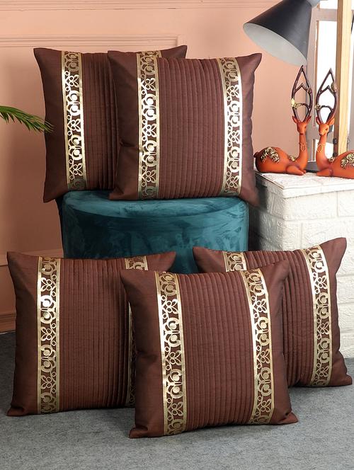 mnd villa polyester sofa cushion cover , 16x16 inch ,5 piece - 18512310 - Very Small Image - 1