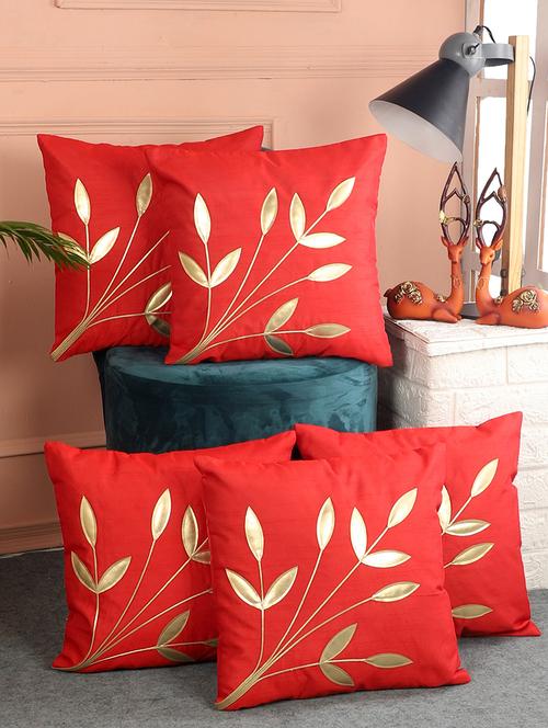 mnd villa polyester sofa cushion cover , 16x16 inch ,5 piece - 18512312 - Very Small Image - 1