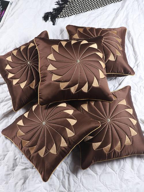 mnd villa polyester sofa cushion cover , 16x16 inch ,5 piece - 18512318 - Very Small Image - 1