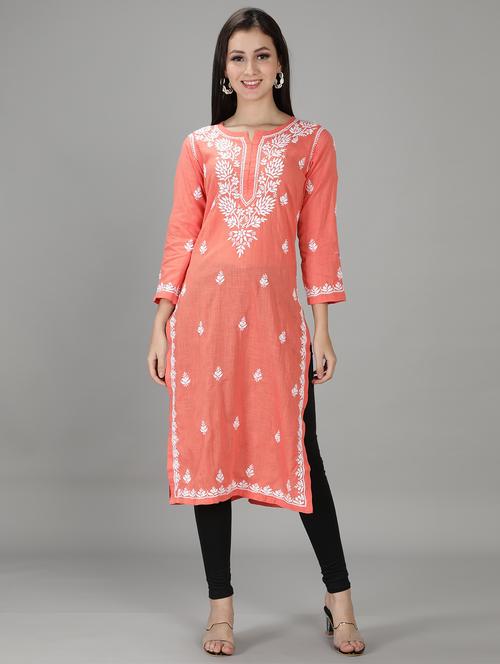 women's straight kurta - 18512678 - Very Small Image - 1