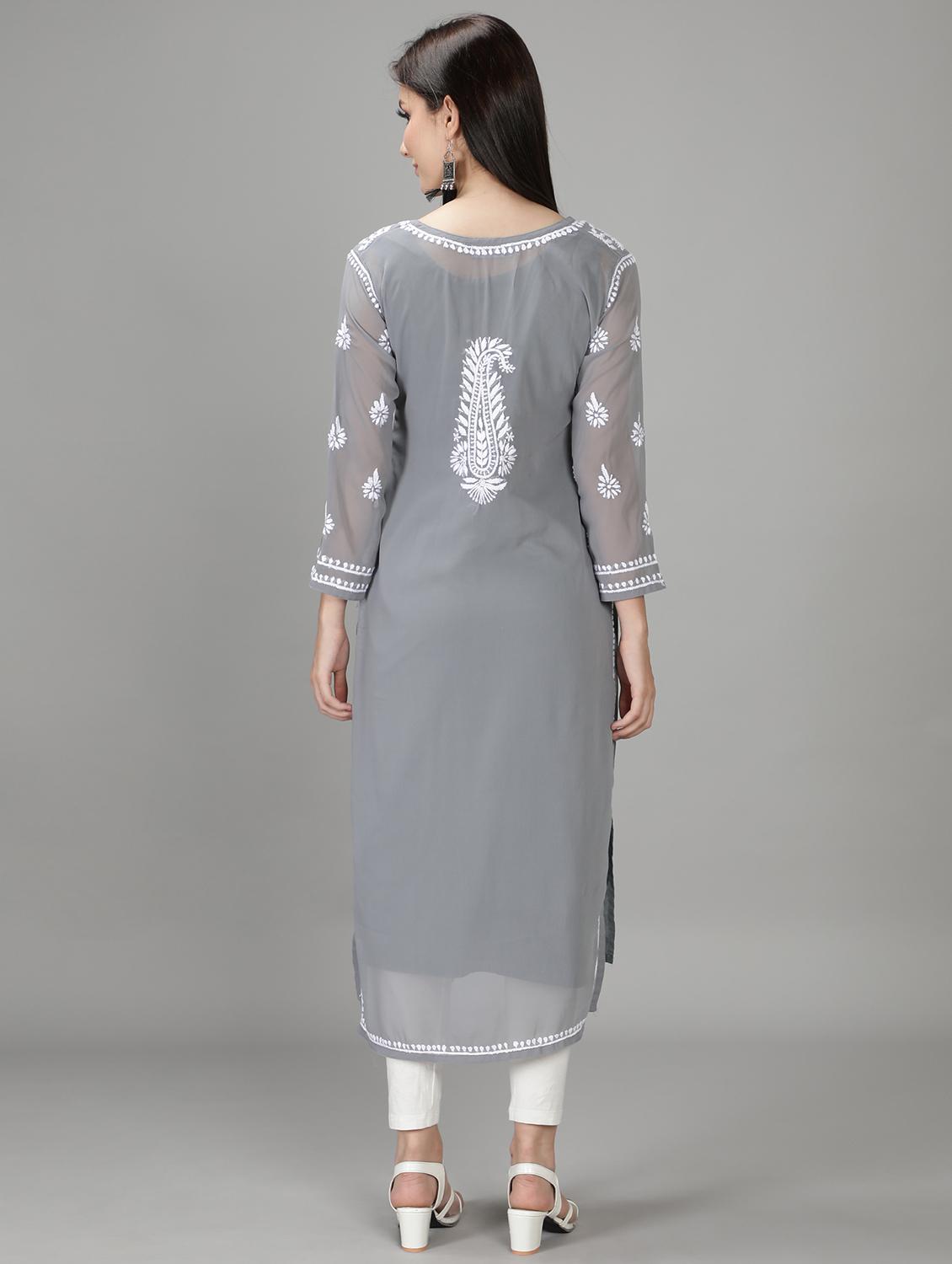 women's straight kurta - 18512712 - Standard Image - 3