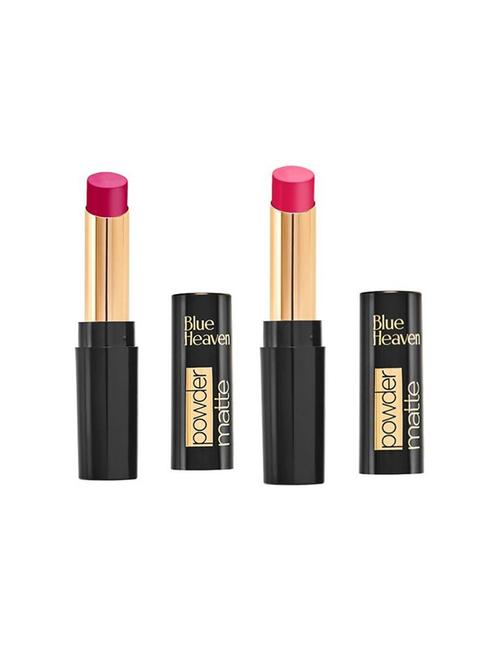 blue heaven powder matte lipsticks (apple orchard & mystic oak) - 18513649 - Very Small Image - 1
