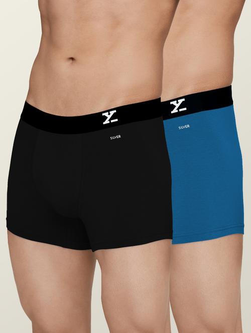 set of 2 low rise solid trunks  - 18514257 - Very Small Image - 1