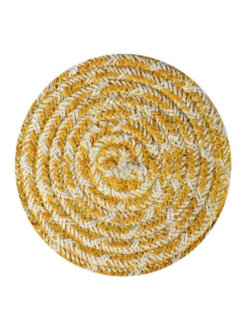 mnd villa jute coaster set, natural rope coasters 5x5 inch (set of 4 pcs) - 18514400 - Very Small Image - 1