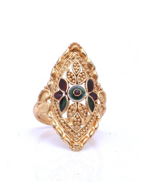 gold plated finger ring - 18516175 - Very Small Image - 1