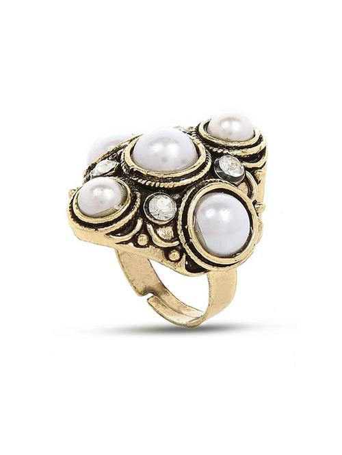 gold brass finger  ring - 18516185 - Very Small Image - 1