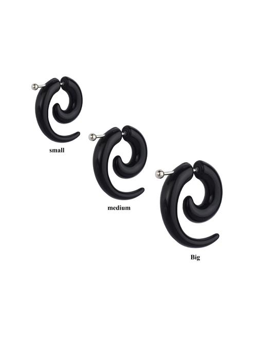 black stud earring  - 18516714 - Very Small Image - 1