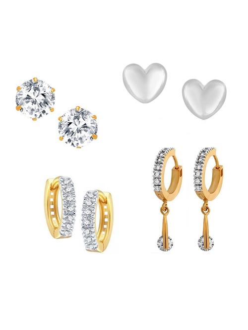 Multi Colored Metal Studs Earring - 18517004 - Very Small Image - 1