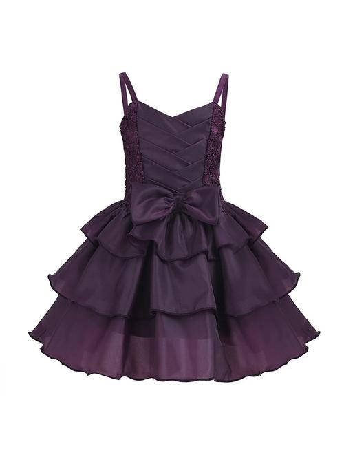 girls shoulder strap sleeveless frock - 18517324 - Very Small Image - 1