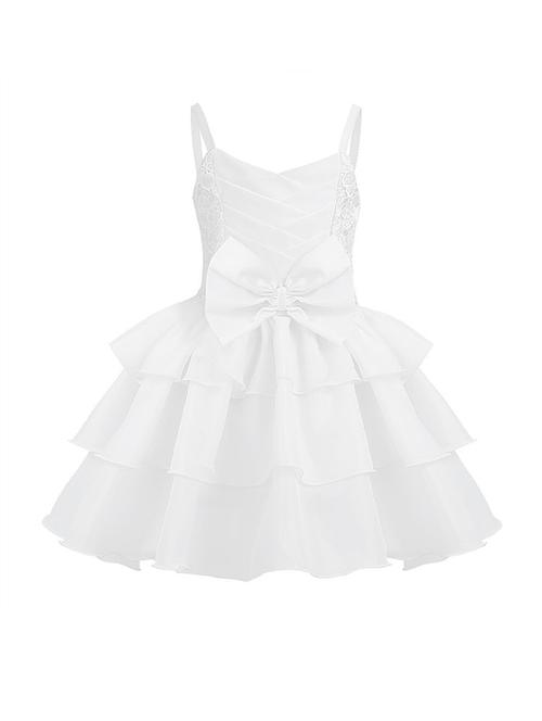 girls shoulder strap sleeveless frock - 18517325 - Very Small Image - 1