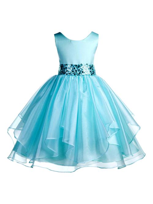 girls round neck sleeveless frock - 18517457 - Very Small Image - 1