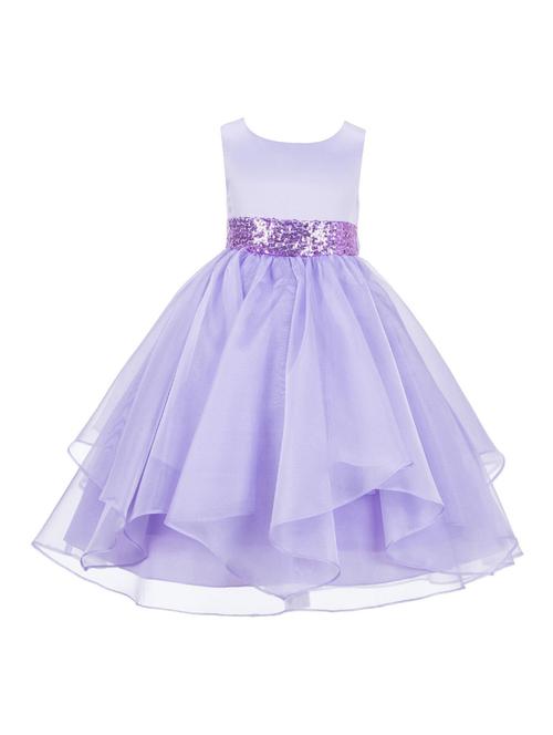 girls round neck sleeveless frock - 18517458 - Very Small Image - 1