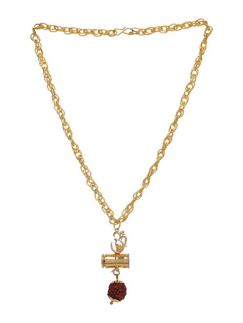 gold metal pendant - 18518997 - Very Small Image - 1