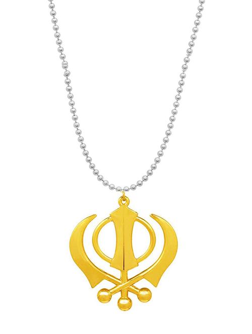 gold metal pendant - 18519023 - Very Small Image - 1