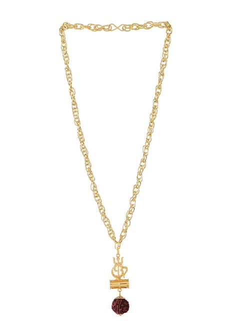 gold metal pendant - 18519030 - Very Small Image - 1