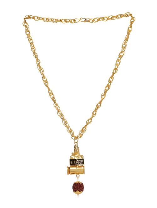 gold metal pendant - 18519035 - Very Small Image - 1