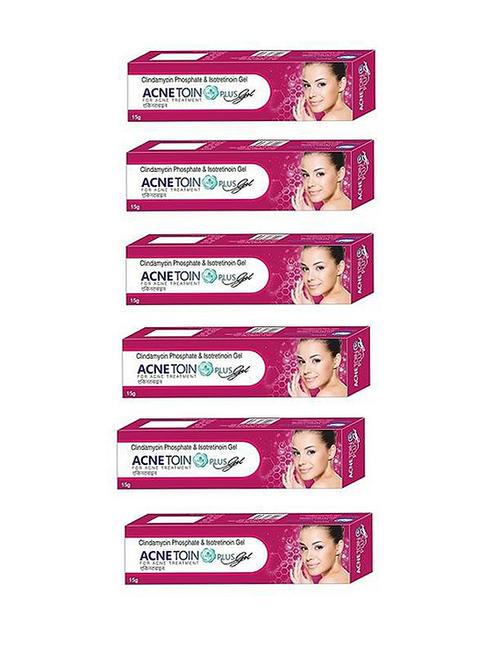 acnetoin plus gel for acne pack of 6 pcs - 18519066 - Very Small Image - 1