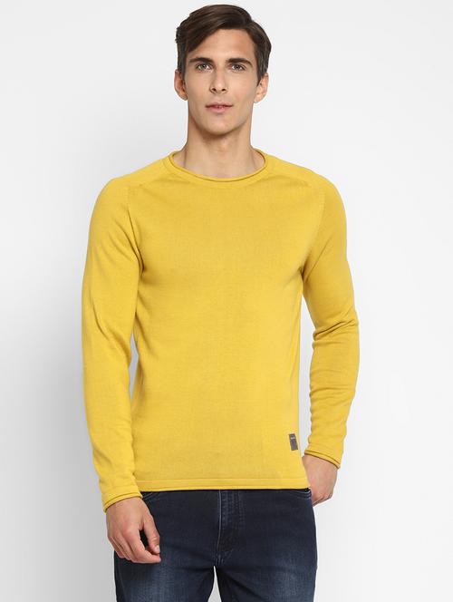 yellow solid pullover - 18519182 - Very Small Image - 1
