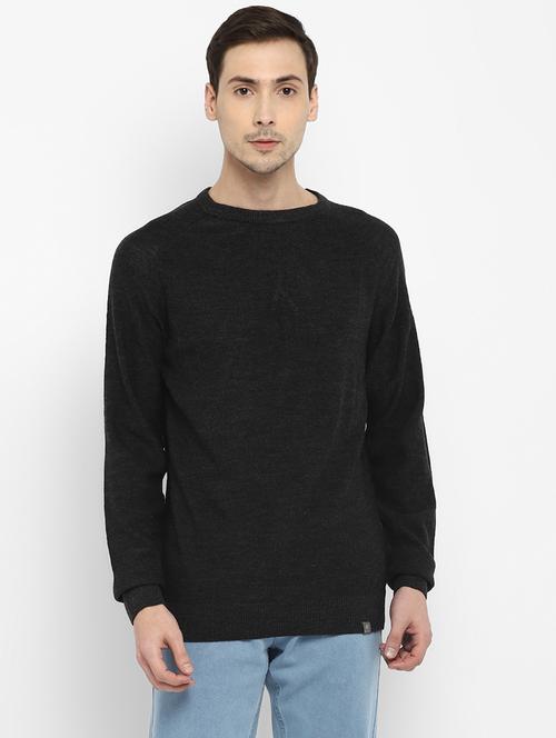 black solid pullover - 18519191 - Very Small Image - 1