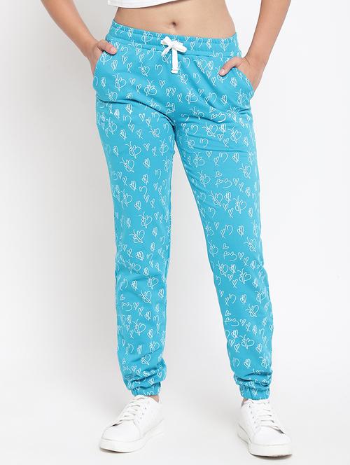 girls mid rise printed jogger - 18519525 - Very Small Image - 1