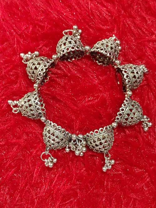 nityakshi oxidized silver traditional bangle ,  - 18519667 - Very Small Image - 1