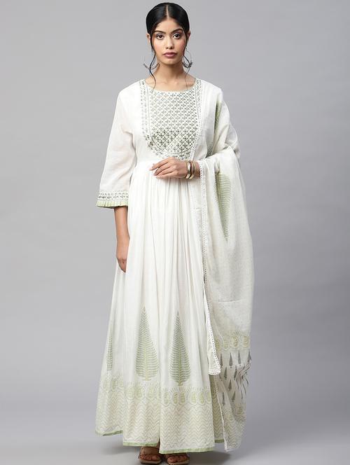  print suit set with dupatta - 18519671 - Very Small Image - 1