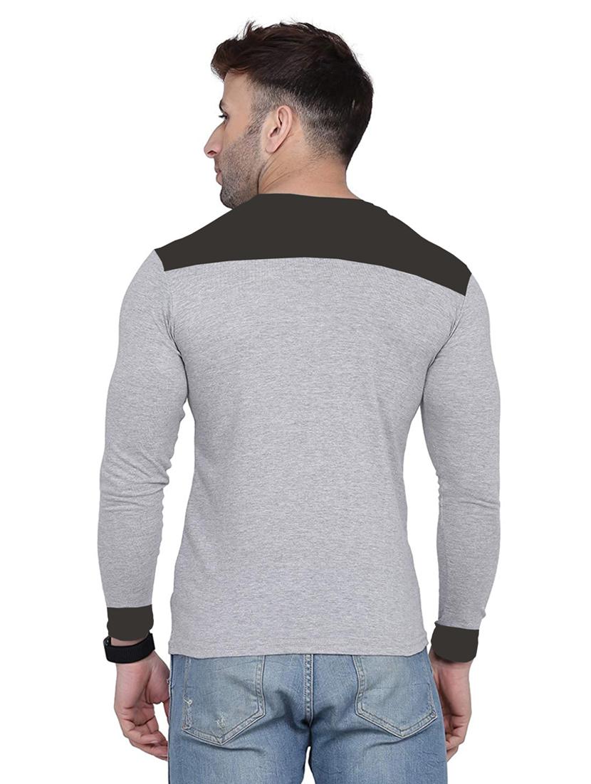 color blocked solid t-shirt - 18520159 - Standard Image - 2