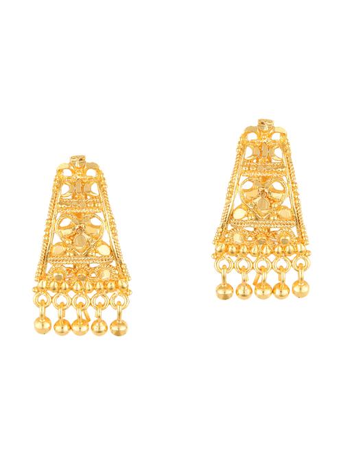 Gold Plated Stud Earring - 18520257 - Very Small Image - 1