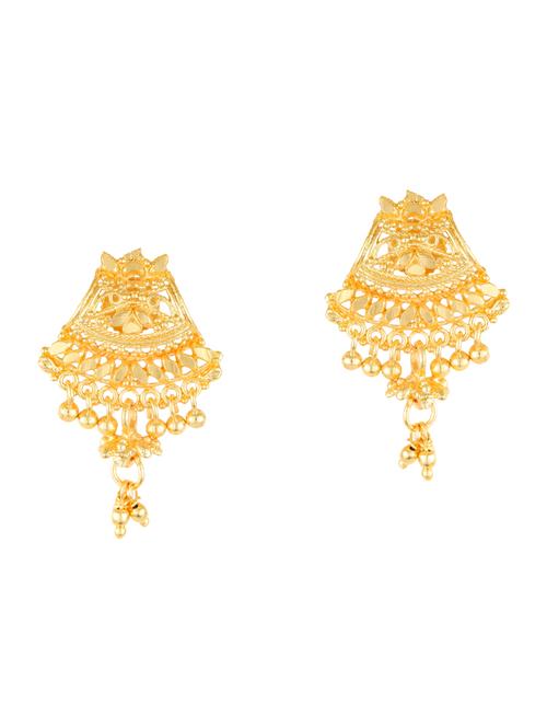 Gold Plated Stud Earring - 18520265 - Very Small Image - 1