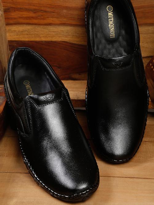 mens black solid slip on  - 18520627 - Very Small Image - 1