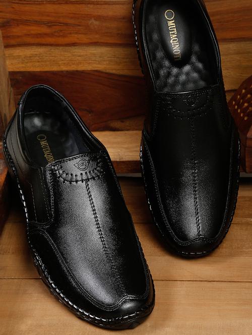 mens black solid slip on  - 18520629 - Very Small Image - 1