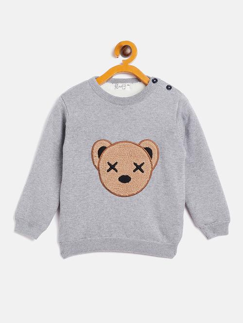 boys solid sweater  - 18520769 - Very Small Image - 1