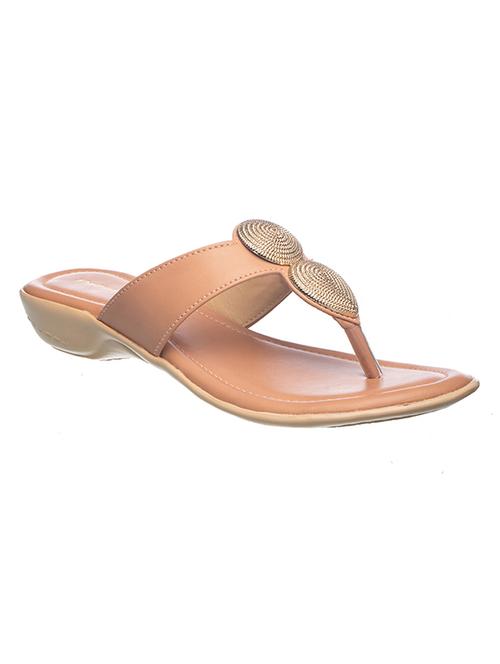 women beige toe separator sandal - 18520830 - Very Small Image - 1