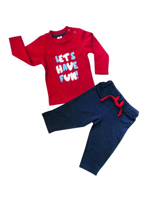 boys printed t-shirt and pajama set  - 18520866 - Very Small Image - 1