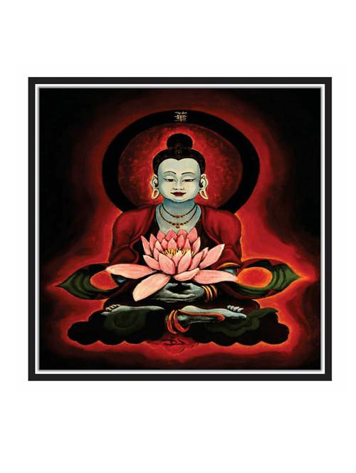 wall decal art prints on mdf board for decor (12x12 inches)  unframed & without glass - 18521085 - Very Small Image - 1