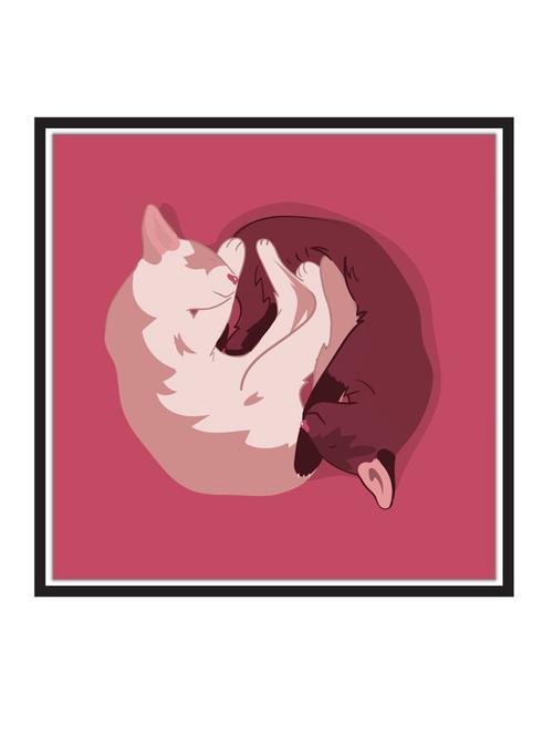 wall decal art prints on mdf board for decor (12x12 inches)  unframed & without glass - 18521560 - Very Small Image - 1