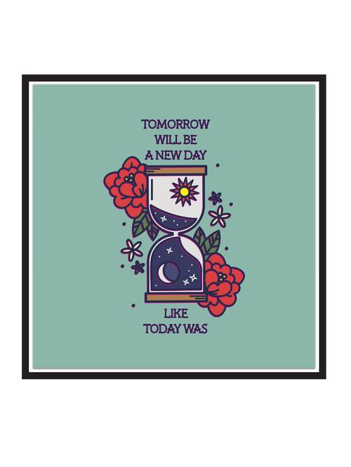 wall decal art prints on mdf board for decor (12x12 inches)  unframed & without glass - 18521585 - Very Small Image - 1