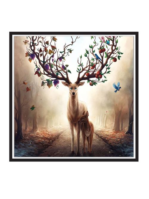 wall decal art prints on mdf board for decor (12x12 inches)  unframed & without glass - 18521809 - Very Small Image - 1