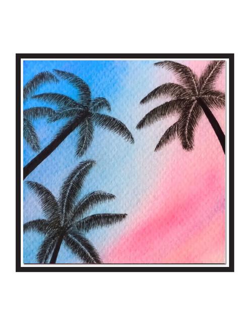 wall decal art prints on mdf board for decor (12x12 inches)  unframed & without glass - 18522024 - Very Small Image - 1