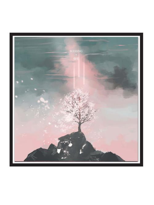 wall decal art prints on mdf board for decor (12x12 inches)  unframed & without glass - 18522035 - Very Small Image - 1